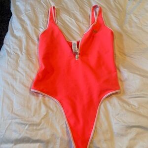 ALO Yoga Neon Pink Bodysuit